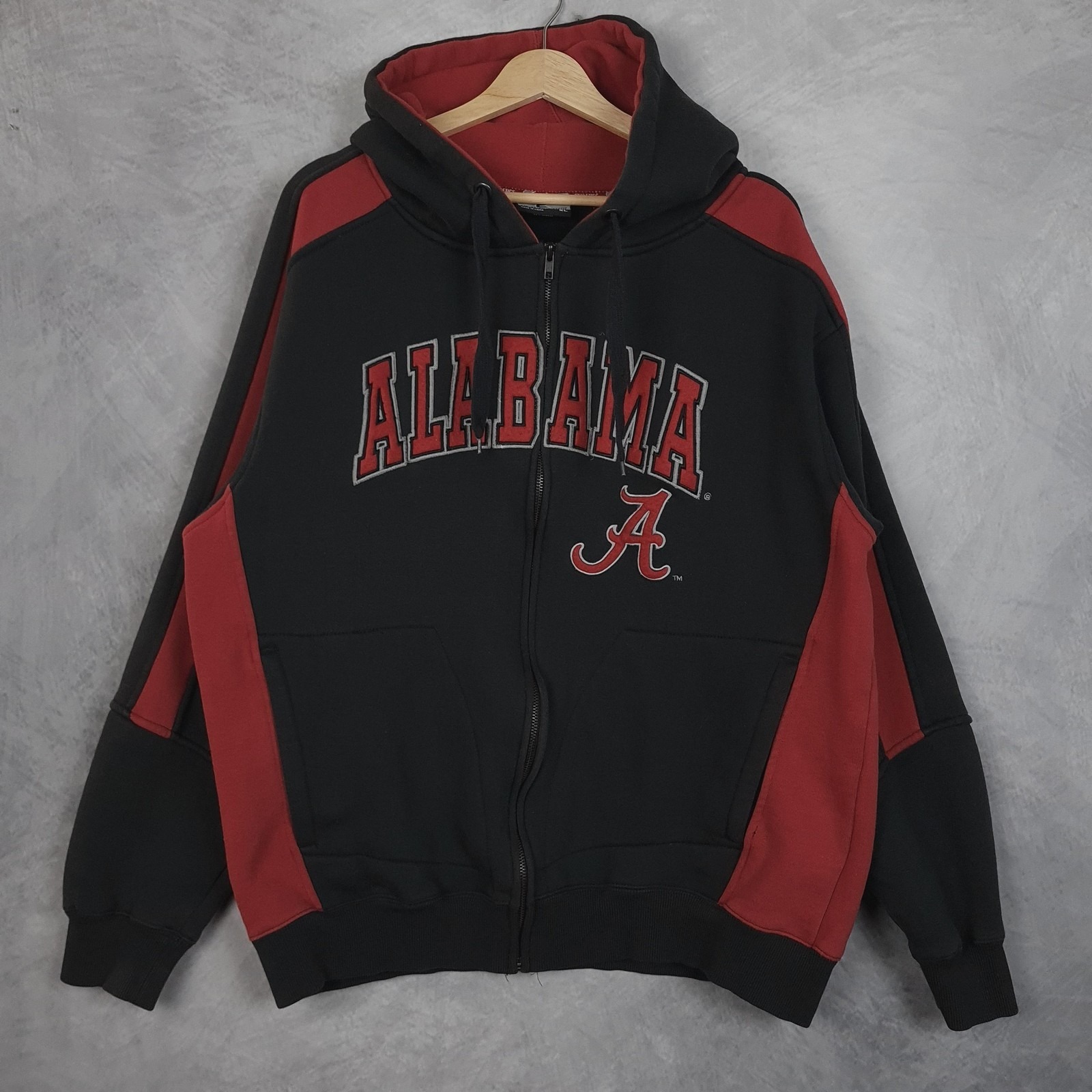 Alabama Crimson Tide Hoodie Mens Xl Black Ncaa Football Colosseum Sweatshirt